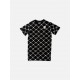 FILA Γυναικείο Μαύρο T-Shirt Φόρεμα με Monogram Print / Pre-Owned